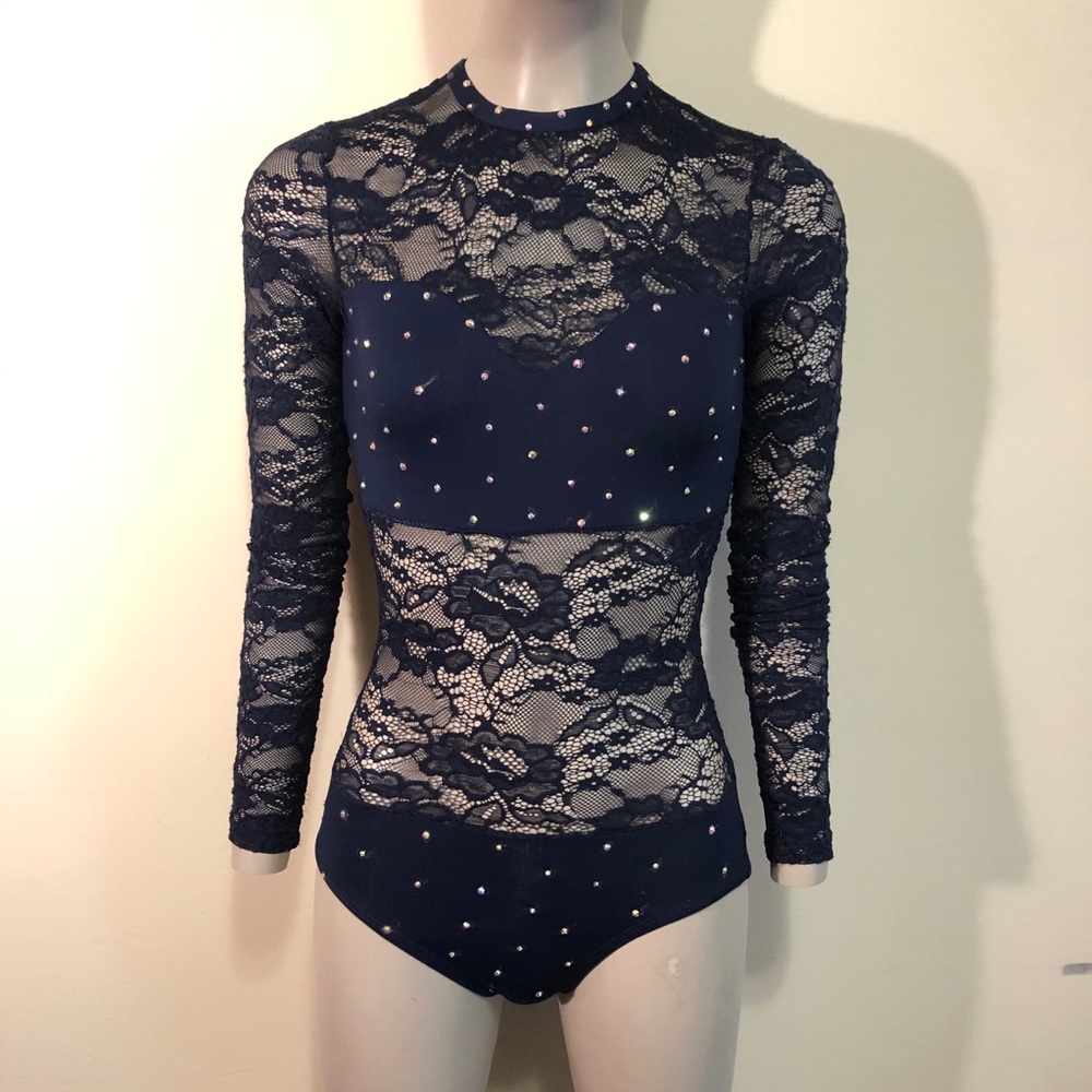 💙Body Wrappers Lace Leotard💙